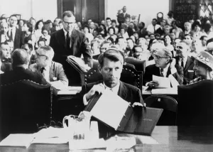 Witness Prints: Attorney General Robert Kennedy testifying before the House Judiciary Committee on the Civil Rights Bill
