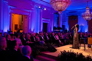 Audra Prints: Audra McDonald performs at the White House during the National Governors Association Dinner