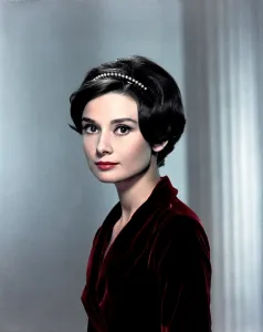 Red Lipstick Prints: Audrey Hepburn, 1950s