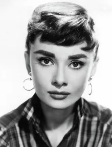 Plaid Shirt Prints: Audrey Hepburn, 1954