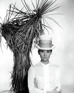 Straw Hat Prints: Audrey Hepburn, 1961