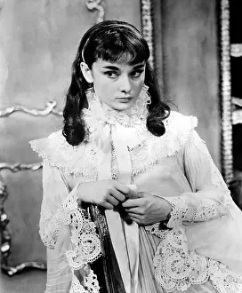 Theater Prints: Audrey Hepburn in the Broadway play GIGI'