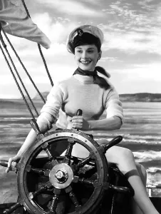 Wheel Prints: Audrey Hepburn, ca. 1950s