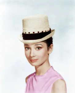 Straw Hat Prints: Audrey Hepburn, ca. 1963