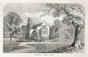 Panorama Prints: AUSTEN, Jane (1775-1817). Steventon Manor House