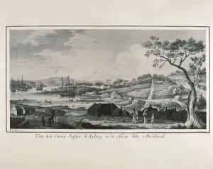 Malaspina Prints: Australia (18th c.). English colony of New South Wales