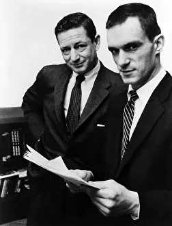 Hugh Prints: Author A.C. Spectorsky and Hugh Hefner