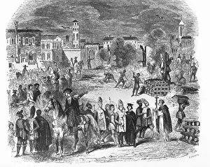 Priest Prints: Auto-da-fe of the Spanish Inquisition