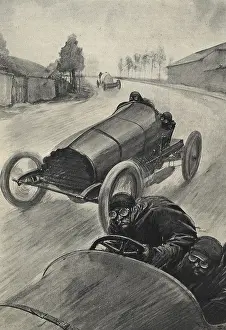 Speed Prints: Auto racing (May 1904).Race for the Gordon Bennett International Trophy