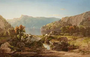 Fishing Prints: Autumn Morning on the Potomac, 1860-1869