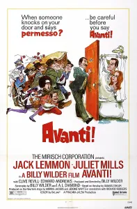 Clive Prints: AVANTI!, center: Clive Revill, Jack Lemmon (second from right)