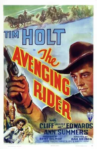 Images Dated 2nd June 2015: THE AVENGING RIDER, US poster art, Tim Holt, 1943