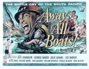 1956 Movies Prints: AWAY ALL BOATS, Jeff Chandler, George Nader, 1956