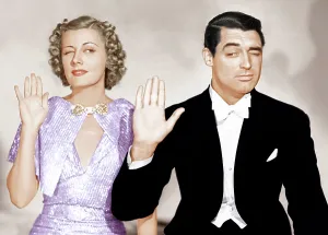 Hands Up Prints: THE AWFUL TRUTH, from left: Irene Dunne, Cary Grant, 1937