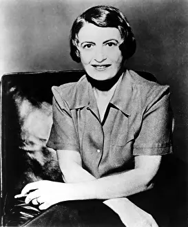 Novelist Prints: Ayn Rand, 1957 Author of ATLAS SHRUGGED.. Courtesy: CSU Archives / Everett Collection