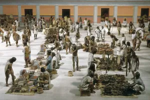 Childish Prints: Aztec Empire. Tlateloclo market