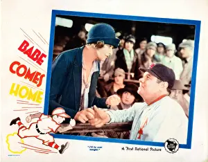 Baseball Uniform Prints: BABE COMES HOME, Anna Q. Nilsson, Babe Ruth, 1927