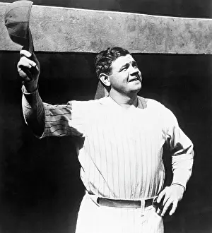 1930s Candid Prints: Babe Ruth (1895-1948), American Baseball player