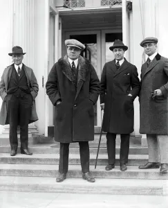 Overcoat Prints: Babe Ruth at the White House, 1921