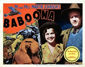 Explorer Prints: BABOONA, from left, Osa Johnson