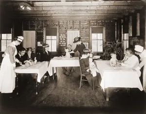 Physicians Prints: A well baby clinic in Framingham