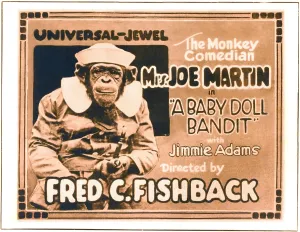 Sailor Hat Prints: A BABY DOLL BANDIT, Joe Martin on title lobbycard, 1920