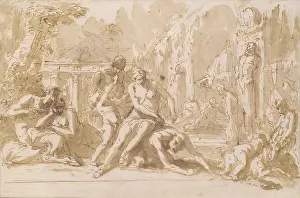 Watercolour Prints: Bacchanal, by Sebastiano Ricci