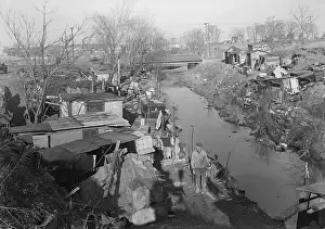 Lcgr1502 Prints: Bachelor shacks in outskirts of Paterson