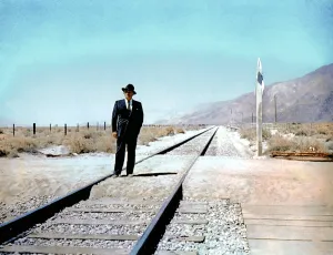 Train Tracks Prints: BAD DAY AT BLACK ROCK, Spencer Tracy, 1955