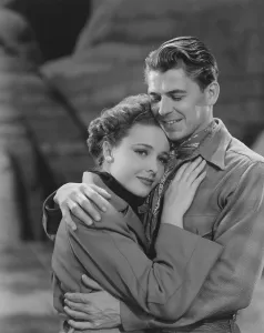 Images Dated 8th September 2015: THE BAD MAN, from left: Laraine Day, Ronald Reagan, 1941