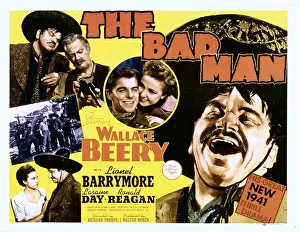 Wallace Prints: THE BAD MAN, left from top: Wallace Beery