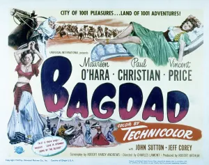 Christian Prints: BAGDAD, Maureen O'Hara, Paul Christian, (aka Paul Hubschmid), 1949