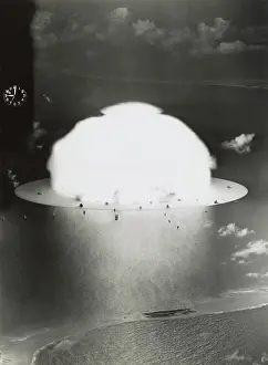 Atomic Prints: The BAKER test of Operation Crossroads was exploded underwater on July 25