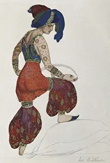 Dancers Prints: BAKST, Lon (1866-1924). Sherezade