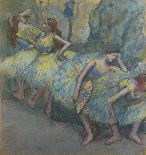 Dancers Prints: Ballet Dancers in the Wings, 1890-1899