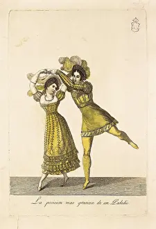 Dancers Prints: Ballet. The nicest position of a pas de deux