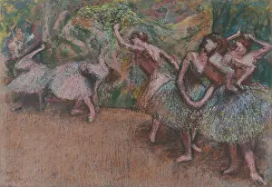 Lcgr1605 Prints: Ballet Scene, by Edgar Degas, 1907