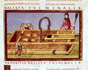 Blockade Prints: Ballista fulminalis. Siege machine used in the Roman Empire