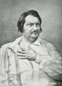 Center Prints: BALZAC, Honor de (1799-1850). Daguerreotype of Nadar