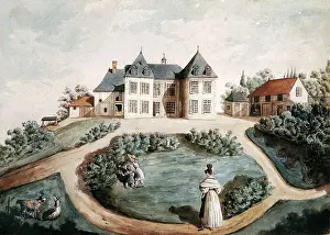 Center Prints: BALZAC, Honor de (1799-1850). Illustration for the novel 'Le Lys dans la Valle'