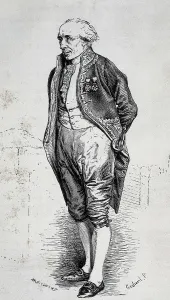 BALZAC, Honor de (1799-1850). Representation of "Monsieur Fontaine" to illustrate "La Comdie humaine" of Balzac. Edition published in Paris in 1863. Engraving