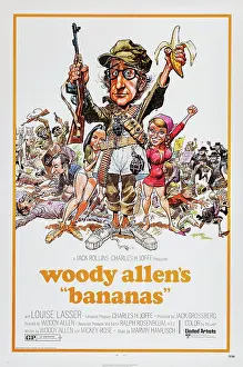 2000 Prints: BANANAS, movie poster illustrated by Jack Davis, 1971