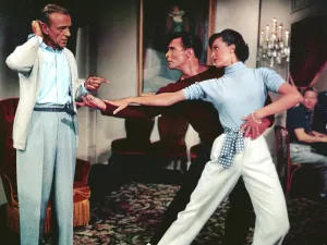 Rehearsal Prints: THE BAND WAGON, Fred Astaire, James Mitchell, Cyd Charisse, 1953