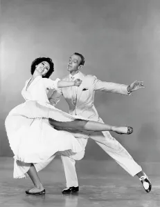 White Suit Prints: THE BAND WAGON, from left: Cyd Charisse, Fred Astaire, 1953