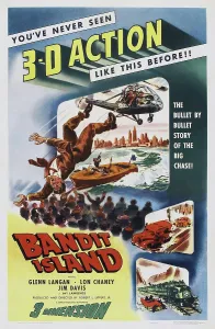 Falling Prints: BANDIT ISLAND, poster art, 1953