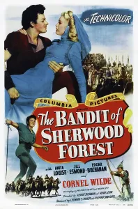 Images Dated 4th June 2015: THE BANDIT OF SHERWOOD FOREST, US poster art, from left: Cornel Wilde, Anita Louise, 1946