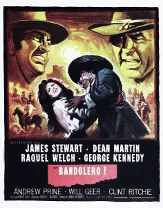 February Prints: BANDOLERO!, US poster, top left: Dean Martin, James Stewart, 1968