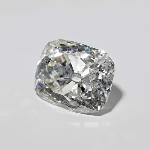 Craft Prints: The Banjarmasin Diamond, c. 1875 diamond. Rectangular-shaped diamond of 36 carats