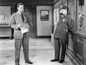 Badge Prints: THE BANK DICK, Grady Sutton, W.C.Fields, 1940
