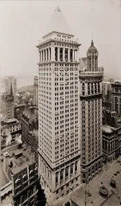 Wall Street Prints: Bankers Trust & Hanover National Bank Building on Wall Street
